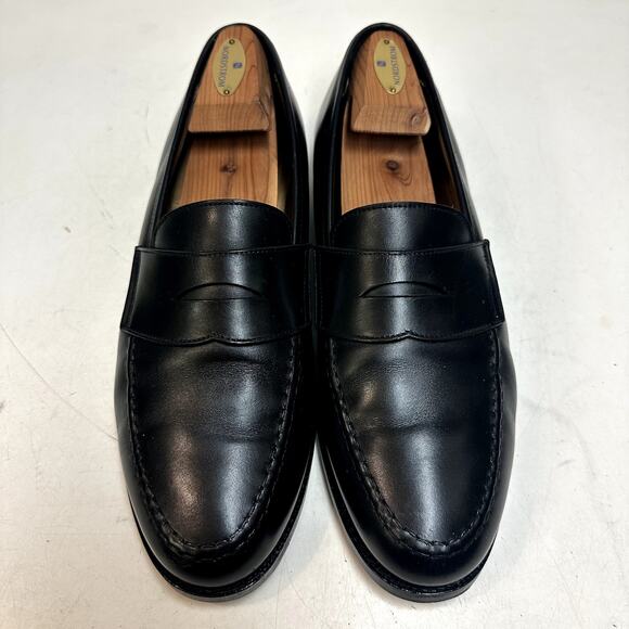 EUC RESOLED Crockett & Jones x Brooks Brothers Penny Loafer Made in England 11 D main image 4